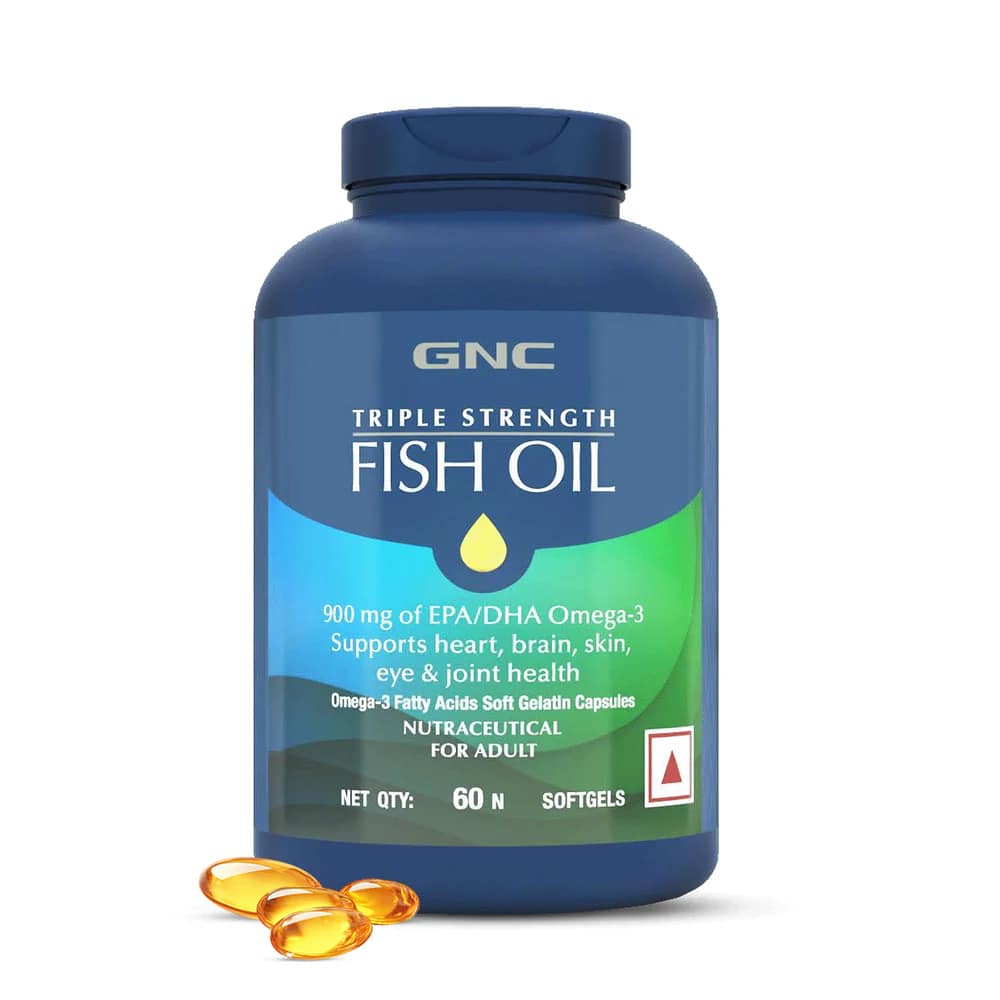 Triple Strength Fish Oil – High EPA DHA Omega-3 for Heart, Brain & Joints | 60 Softgels - Image 1