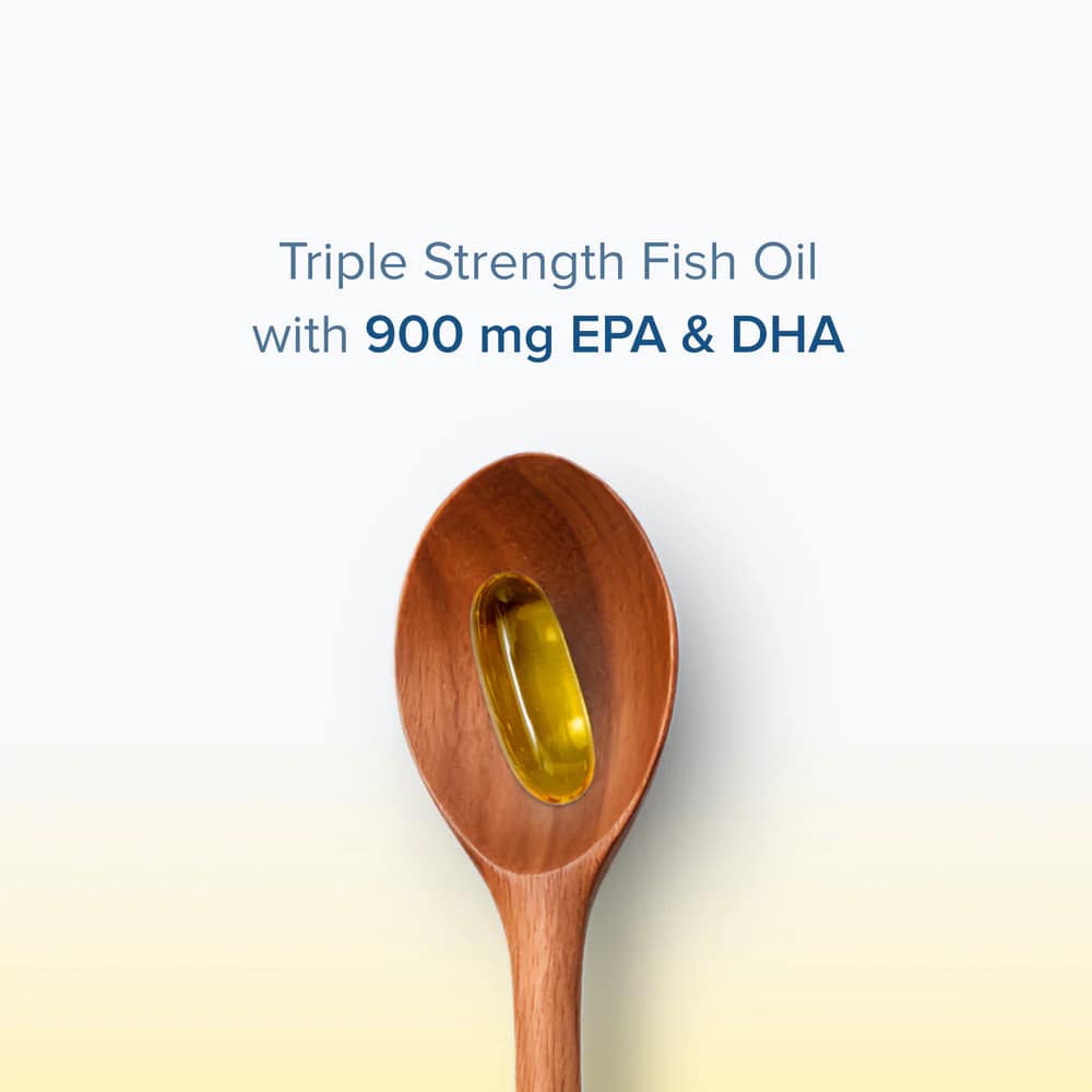 Triple Strength Fish Oil – High EPA DHA Omega-3 for Heart, Brain & Joints | 60 Softgels - Image 7