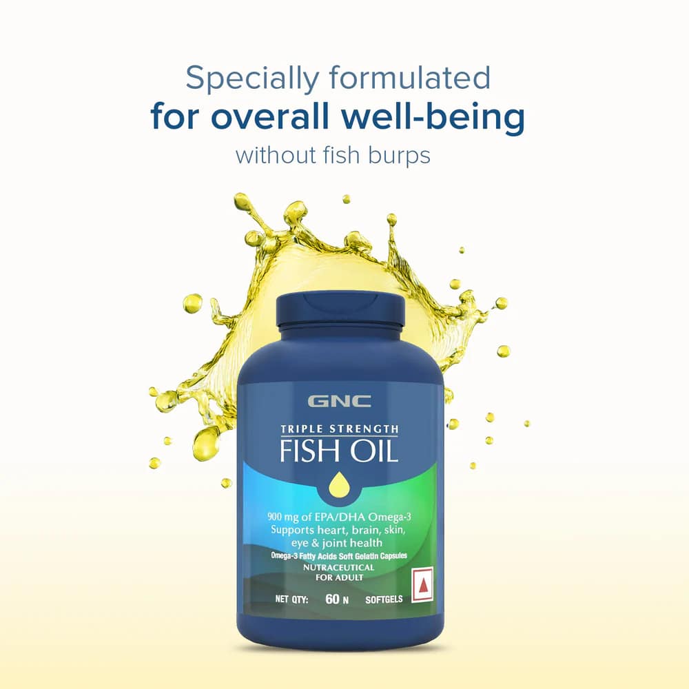 Triple Strength Fish Oil – High EPA DHA Omega-3 for Heart, Brain & Joints | 60 Softgels - Image 6