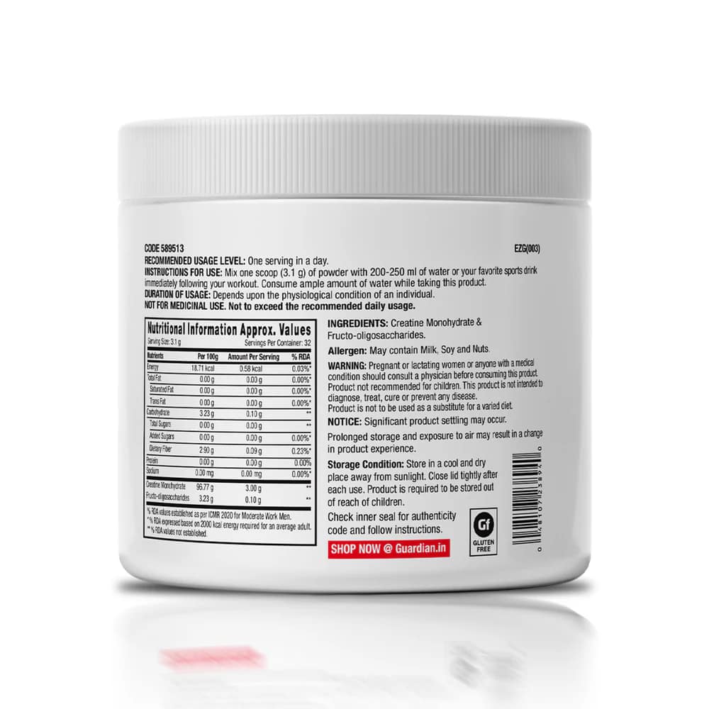 Creatine Monohydrate Powerful Muscle Pump for Intense Workout 100G - Image 3