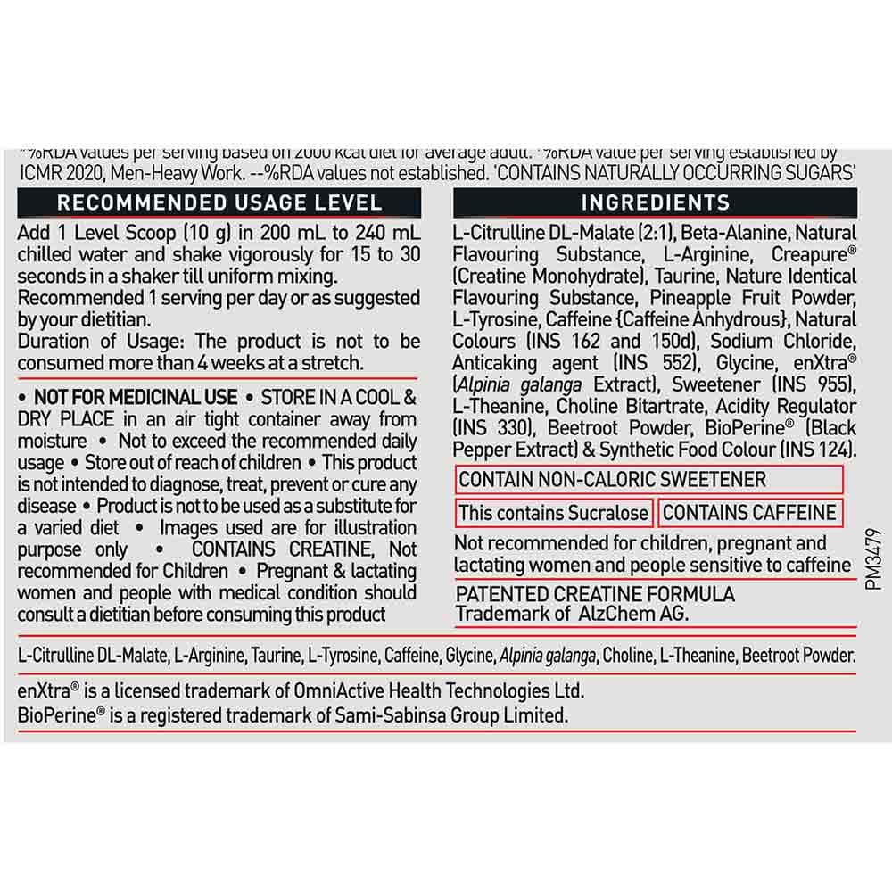 MuscleBlaze Pre Workout WrathX - Image 3