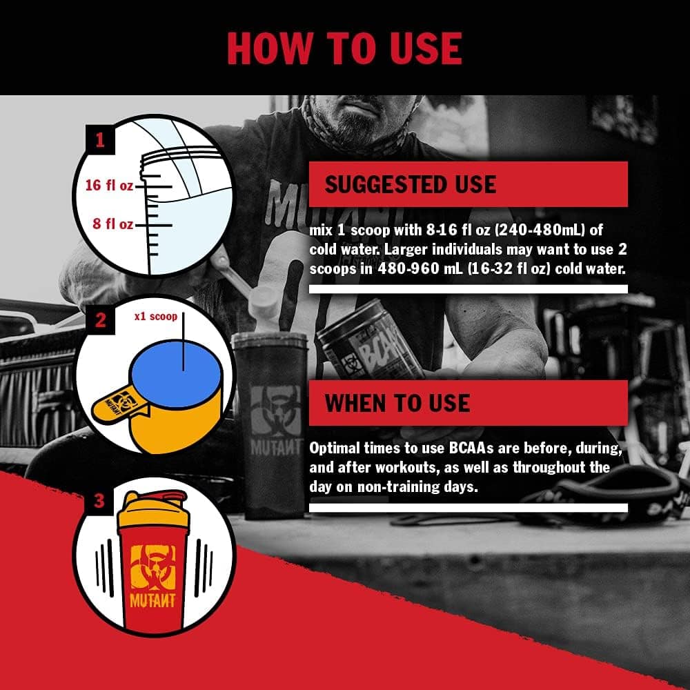 Mutant BCAA Powder – Muscle Recovery, Strength & Endurance Support | Intra-Workout Aminos - Image 4