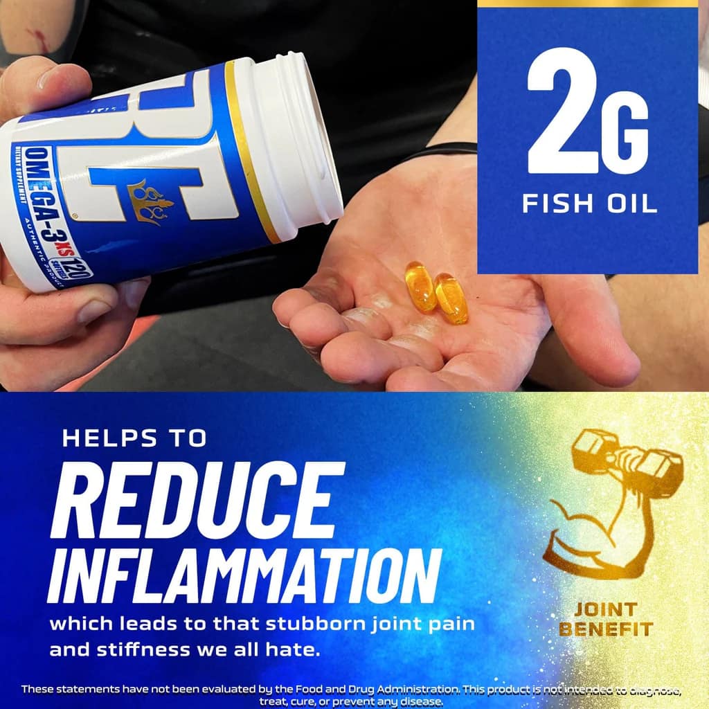 Ronnie Coleman Omega-3 XS – Triple Strength Fish Oil with EPA & DHA for Heart & Joint Support - Image 4