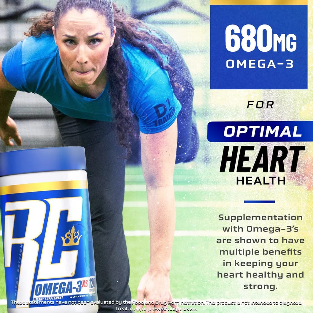 Ronnie Coleman Omega-3 XS – Triple Strength Fish Oil with EPA & DHA for Heart & Joint Support - Image 6