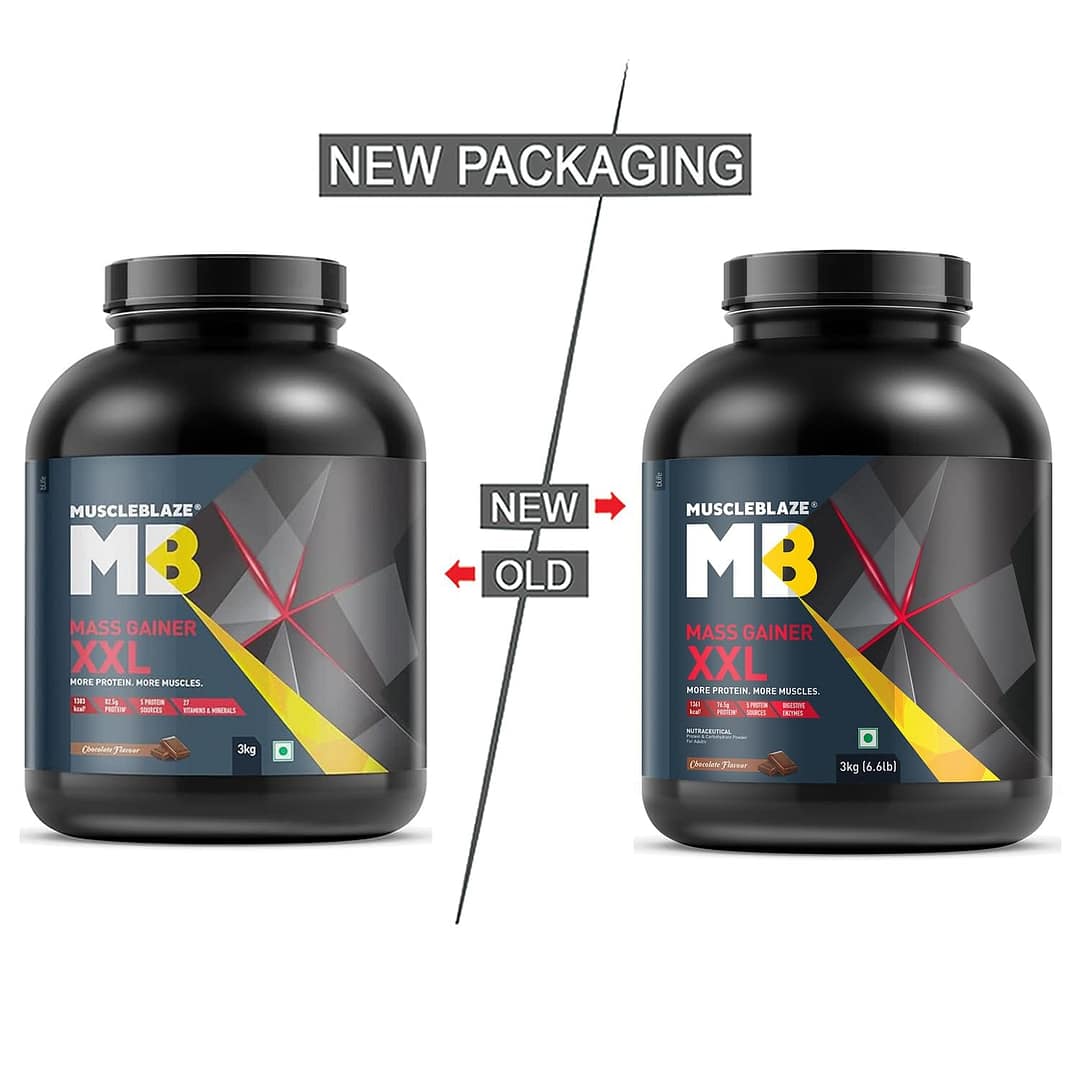 MuscleBlaze Mass Gainer XXL 3kg - Image 2