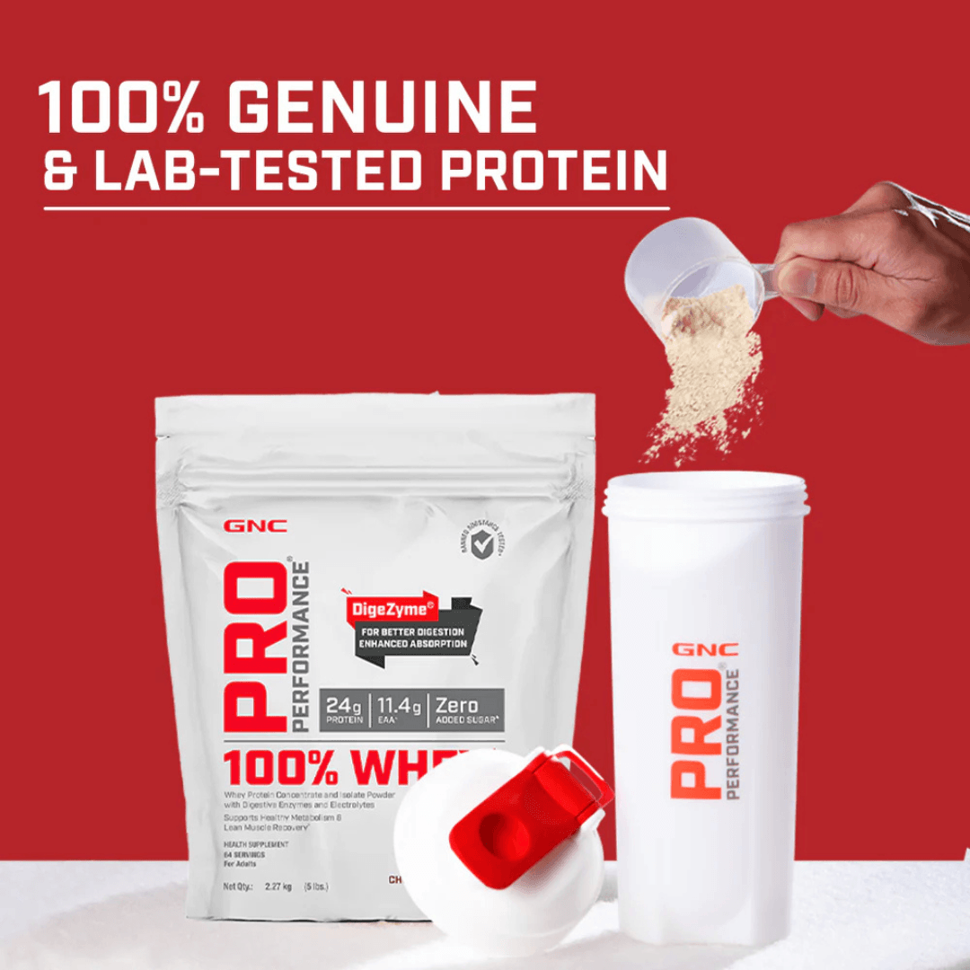 GNC 100% Whey Protein – 5 lbs | High-Quality Muscle-Building Protein Supplement - Image 6
