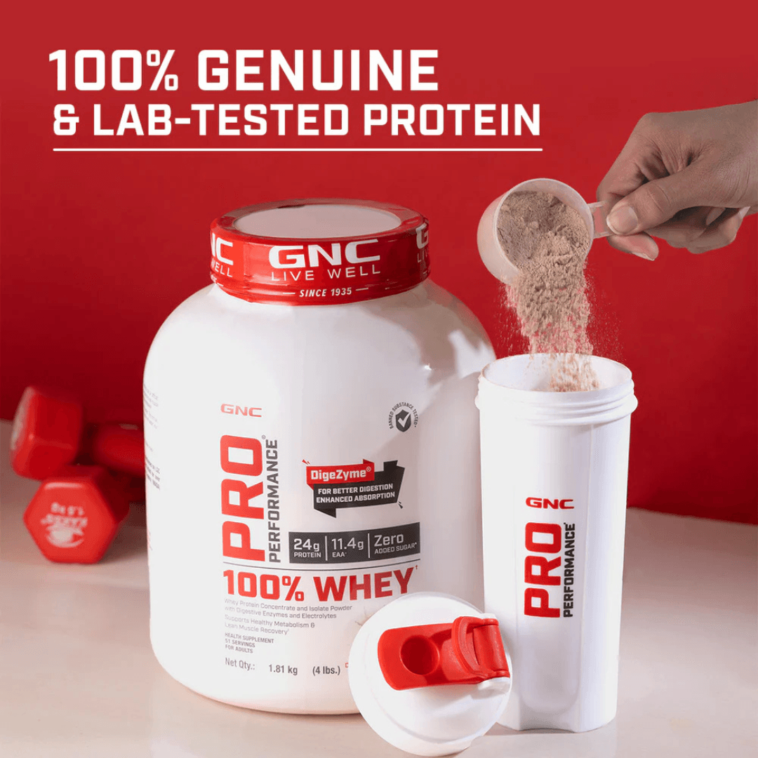 GNC 100% Whey Protein – 4 lbs | High-Quality Muscle-Building Protein Supplement - Image 5