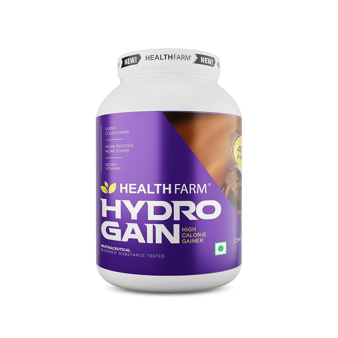 HealthFarm HYDRO GAIN – Premium Mass Gainer for Healthy Weight Gain & Muscle Growth - Image 2
