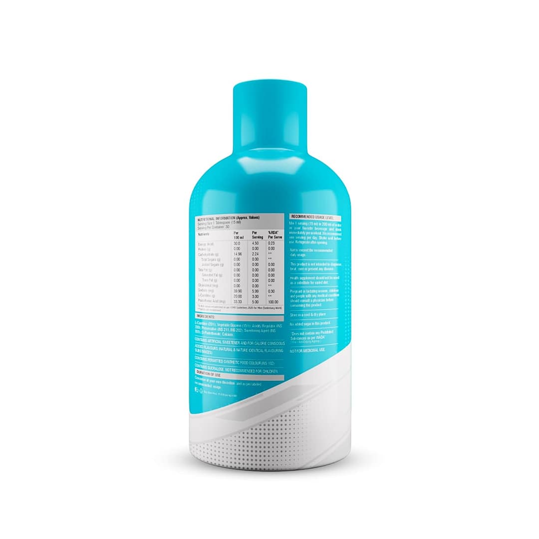 HF Series L-Carnitine – Advanced Liquid Pre-Workout for Fat Metabolism & Energy (450ml) - Image 6