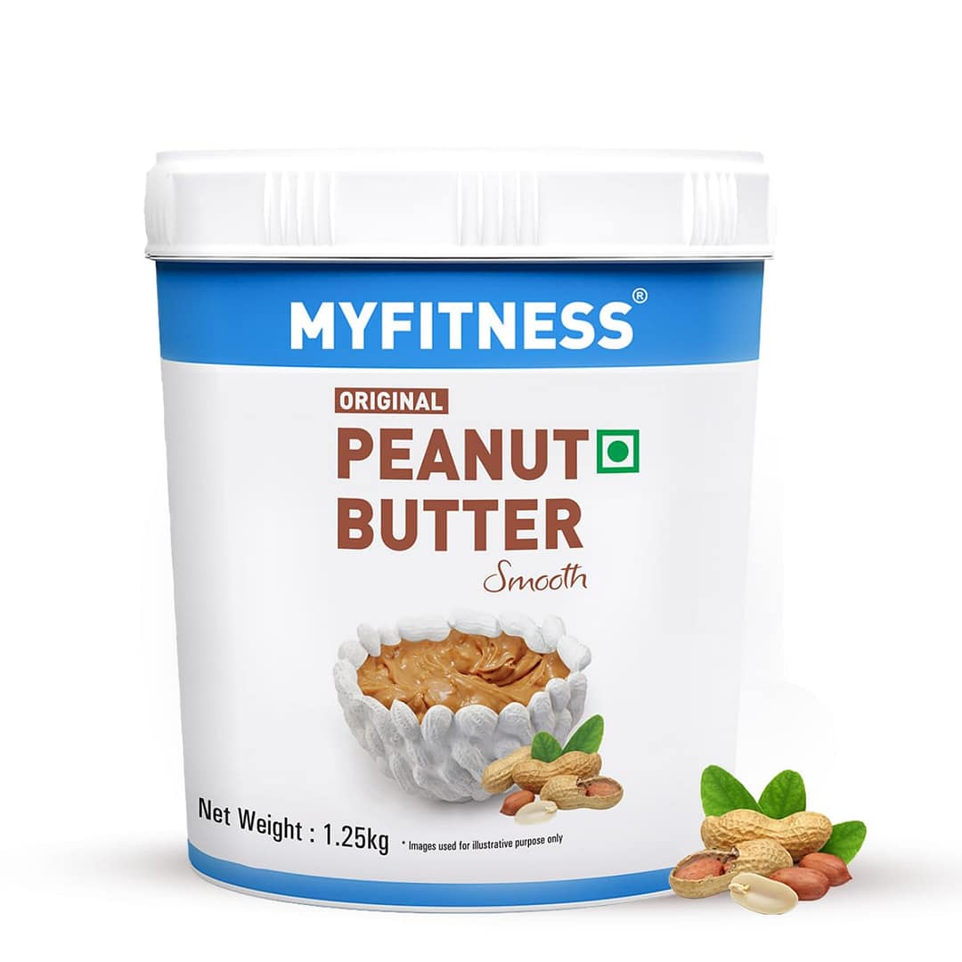 61gyvImMamL._SL1300_ MYFITNESS Original Classic Peanut Butter Smooth 1.25kg - Image 1