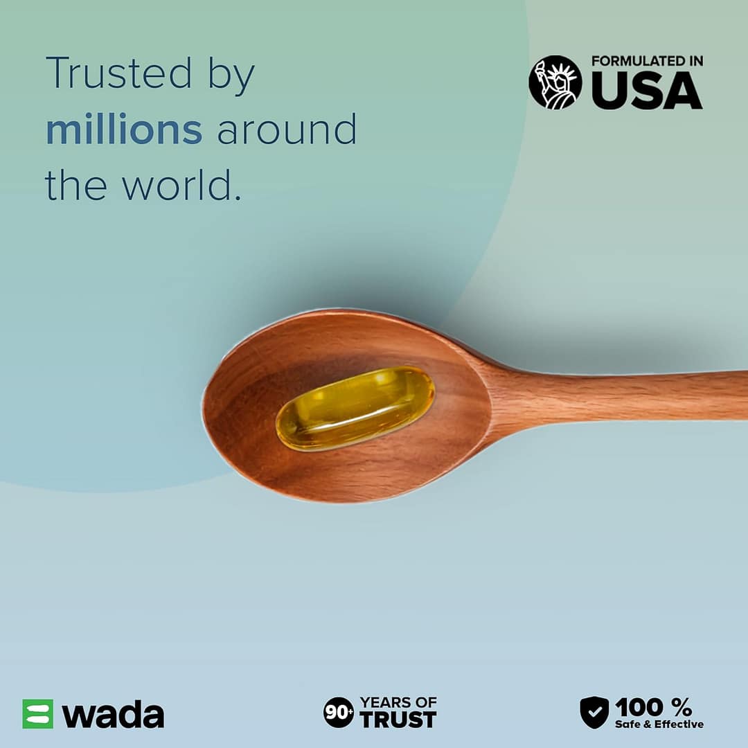 Fish Oil 1000mg – Omega-3 EPA DHA Supplement for Heart, Joints & Brain | 60 Softgels - Image 2