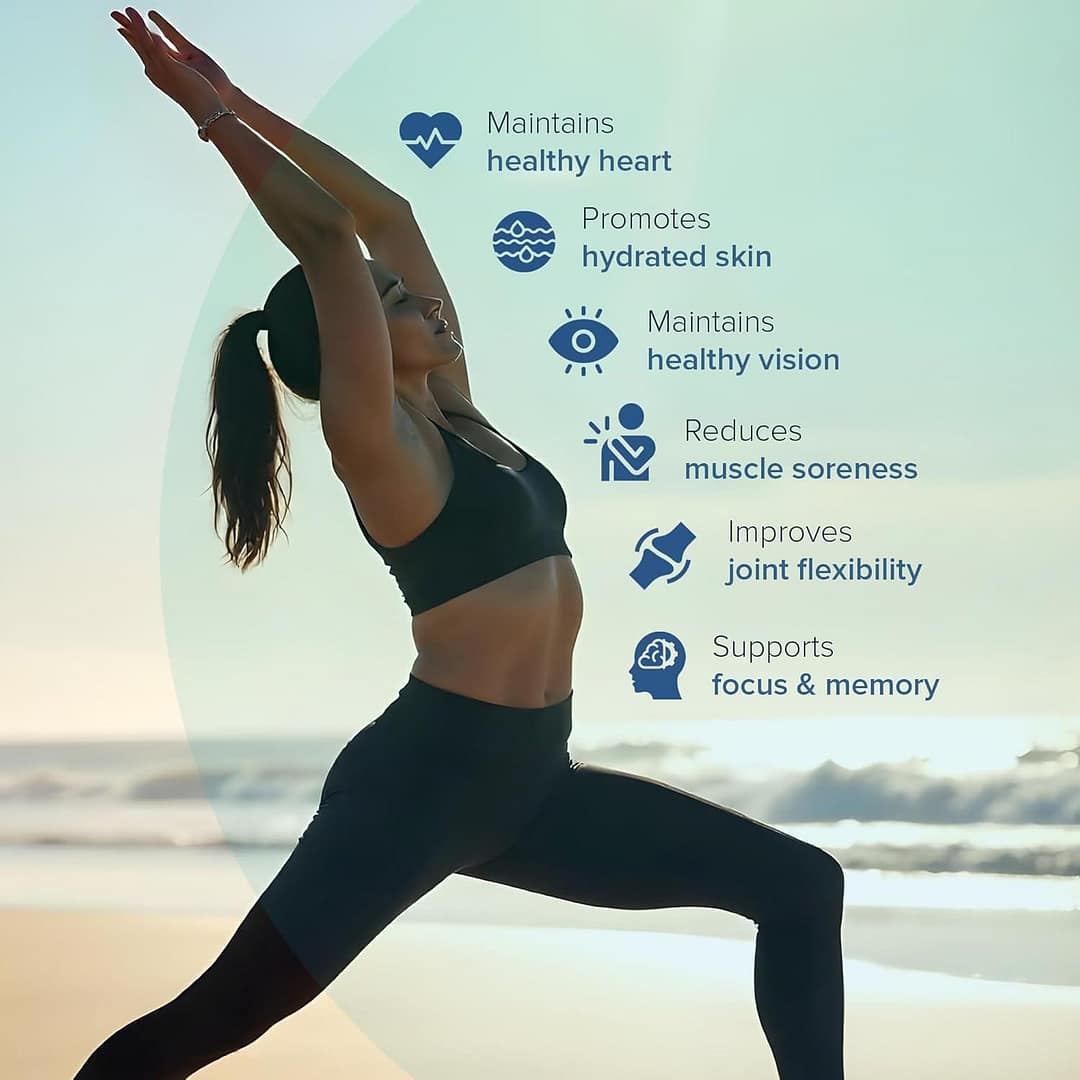 Fish Oil 1000mg – Omega-3 EPA DHA Supplement for Heart, Joints & Brain | 60 Softgels - Image 3