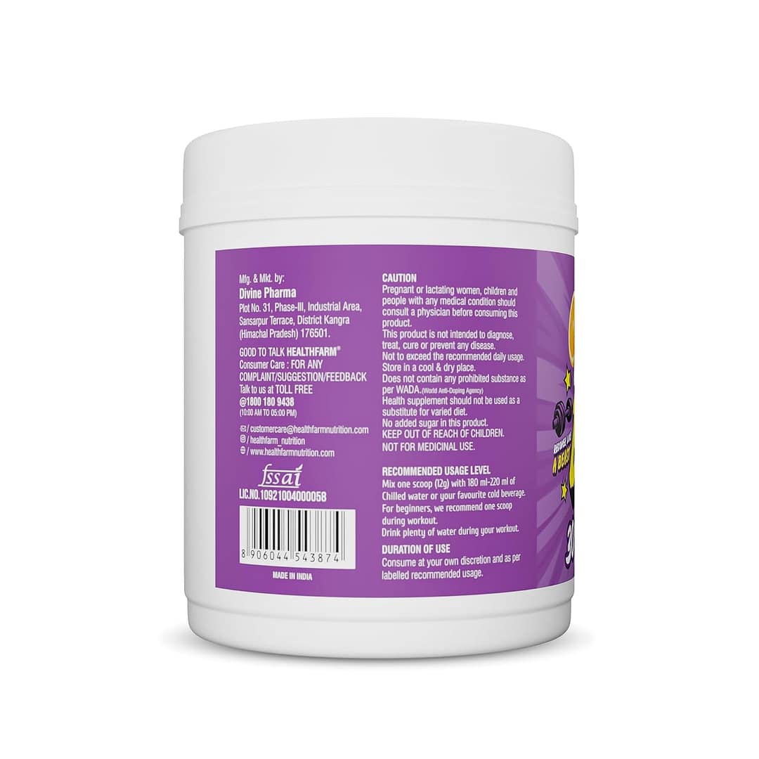 Healthfarm Beyond BCAA – Intra-Workout Muscle Recovery Drink with EAAs & Electrolytes (30 Servings) - Image 4