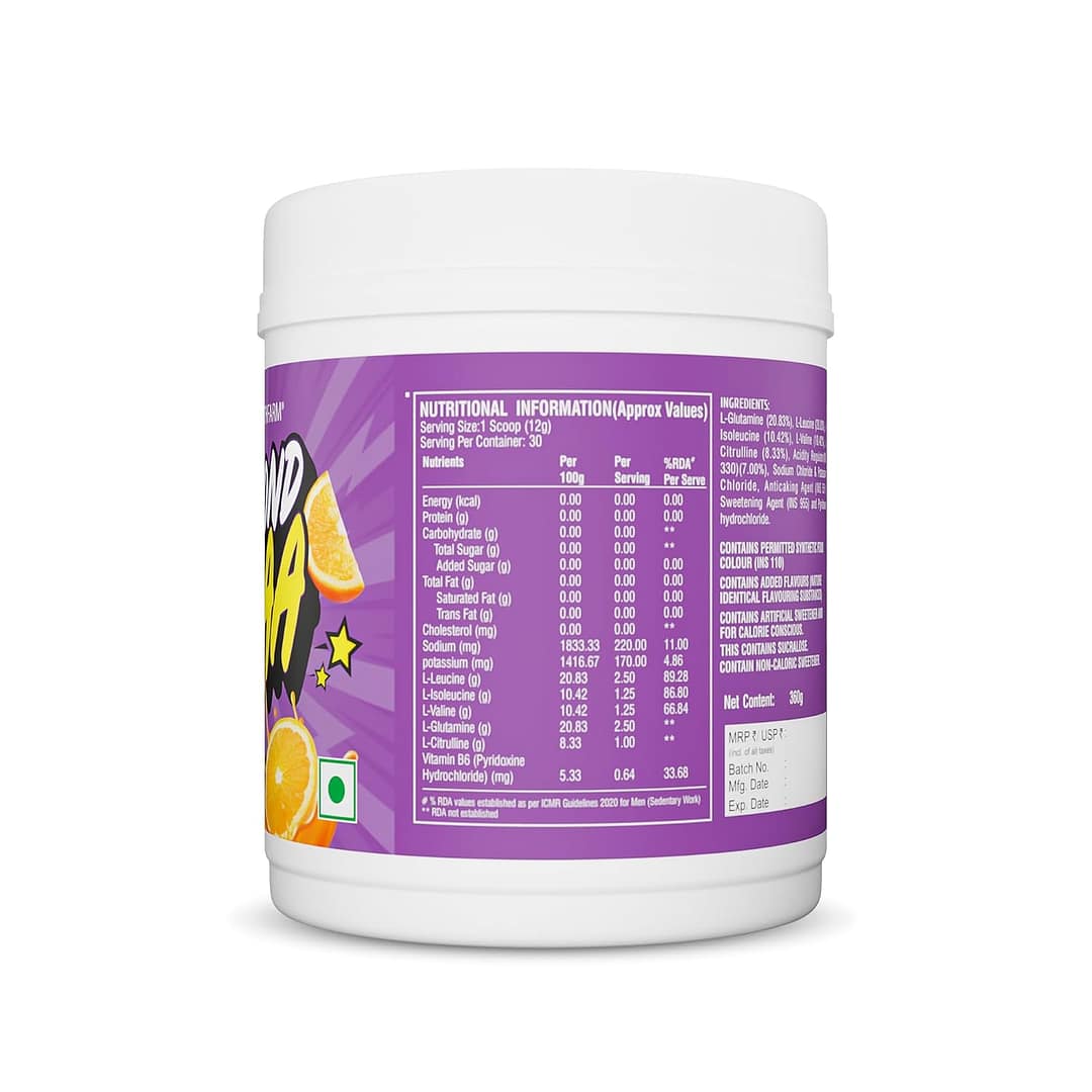 Healthfarm Beyond BCAA – Intra-Workout Muscle Recovery Drink with EAAs & Electrolytes (30 Servings) - Image 2