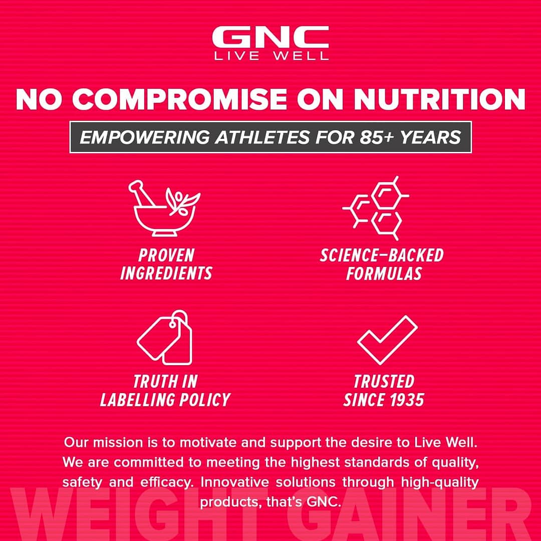 GNC Weight Gainer – Advanced Mass Gainer for Healthy Weight & Muscle Gain | 5 Kg - Image 5