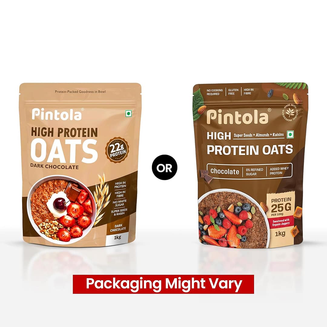 Pintola High Protein Oats – Dark Chocolate | Healthy Breakfast with Whey Protein & Real Cocoa - Image 4