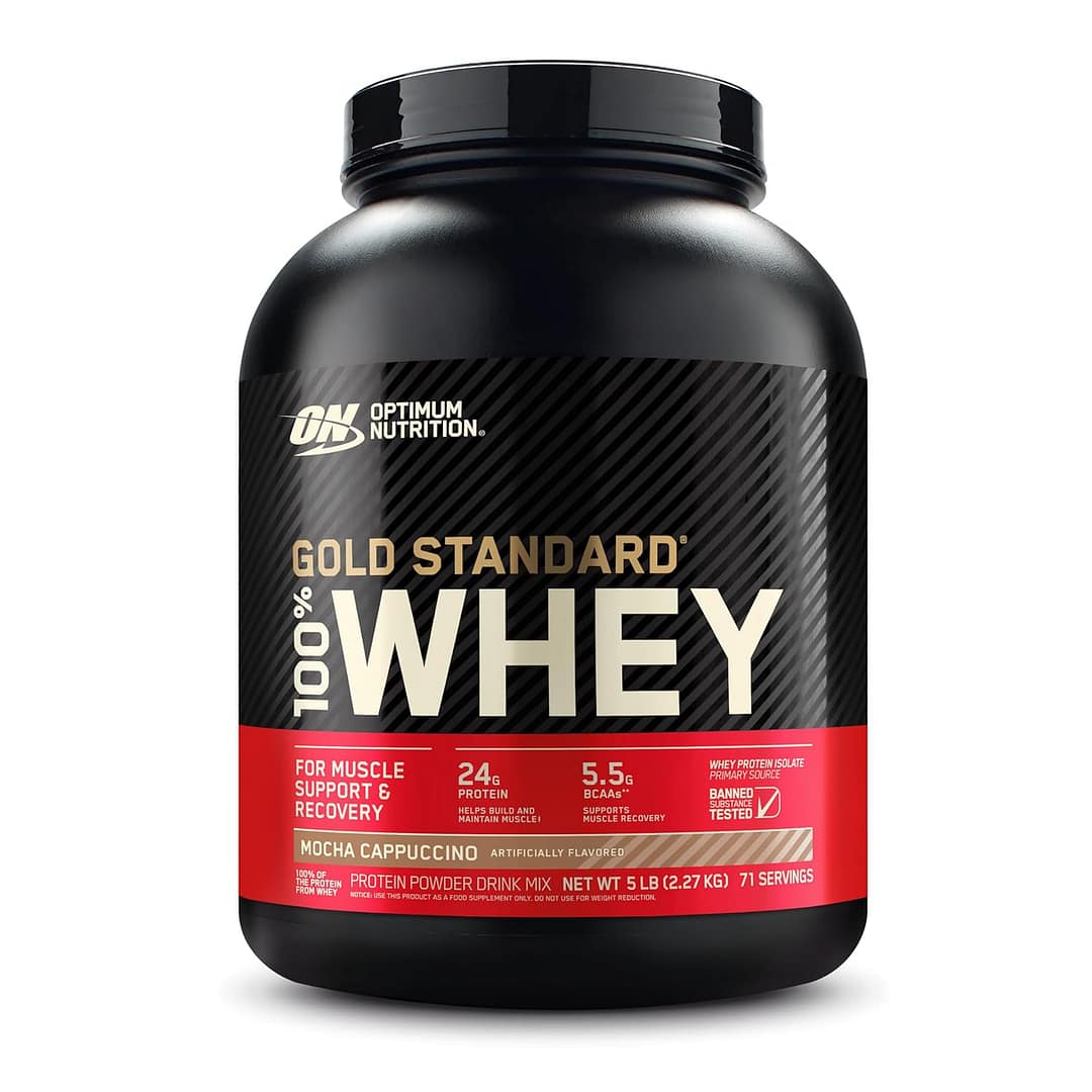 MOCHA ON Gold Standard Whey Protein – Premium Whey Blend for Muscle Recovery & Strength - Image 1