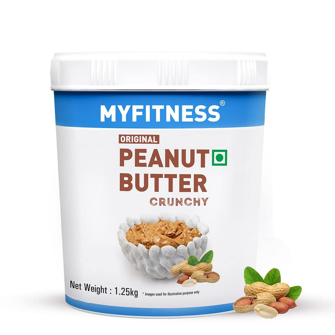 My Fitness Peanut Butter – High Protein, Creamy & Crunchy Nut Butter for Energy & Muscle Fuel | 1.25 kg - Image 1