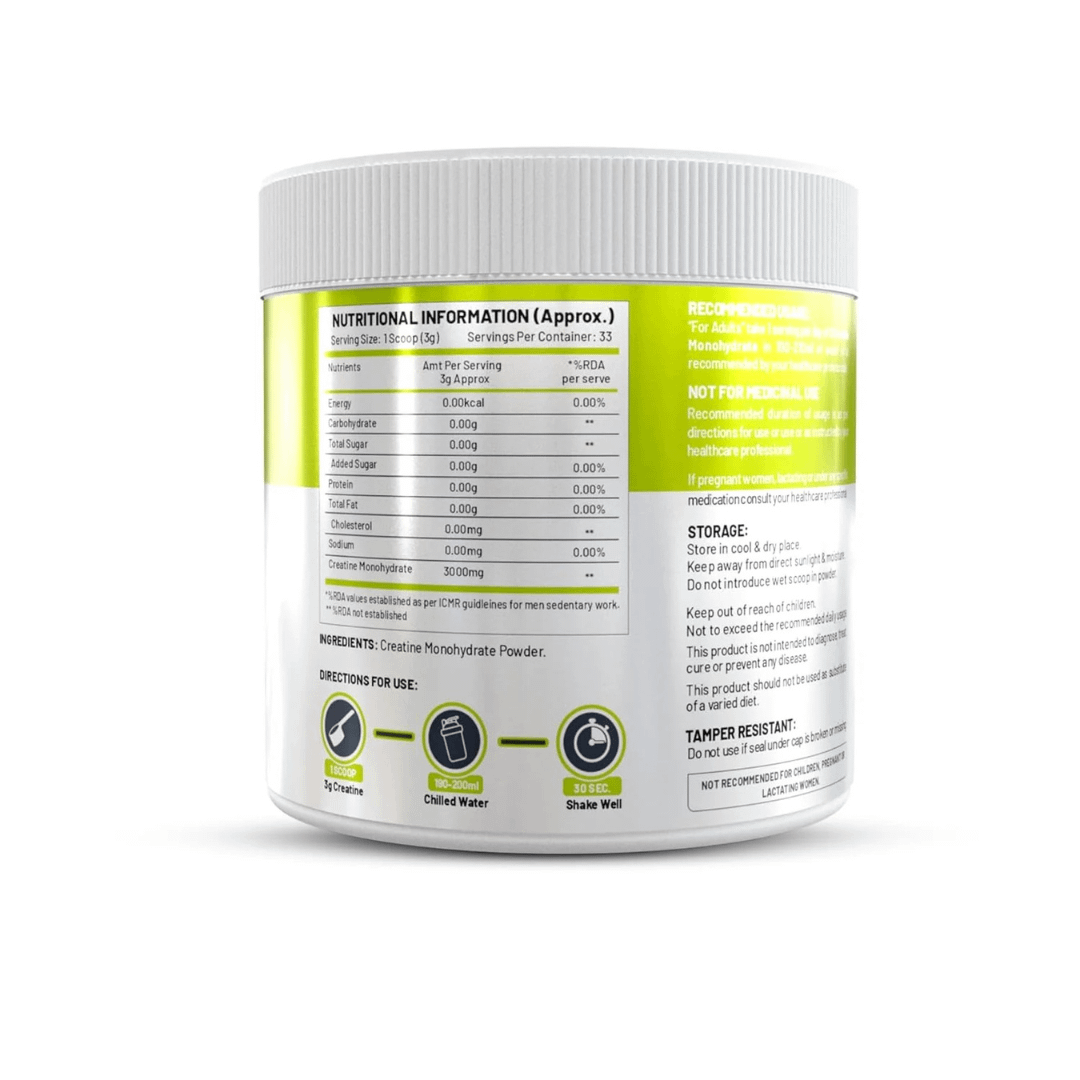 C9 Nutrition Pure Micronized Creatine Monohydrate | Increased Muscle Mass | Unflavoured | Gluten-Free | GMP Certified | - Image 3