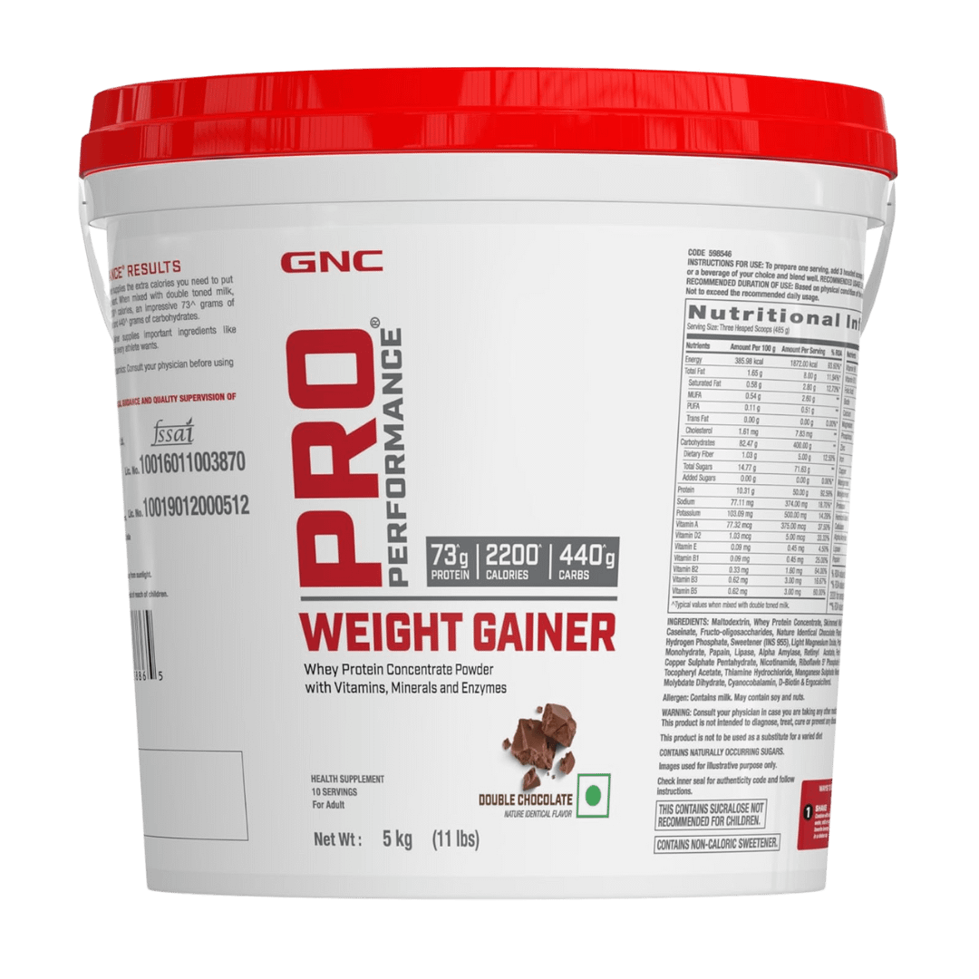ZNR CROP PROTEIN (23) GNC Weight Gainer – Advanced Mass Gainer for Healthy Weight & Muscle Gain | 5 Kg - Image 1