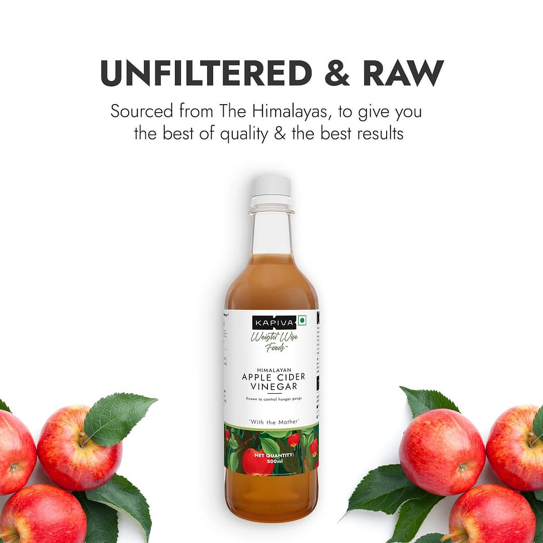 Kapiva Apple Cider Vinegar – Raw & Unfiltered with Mother | Detox, Weight Loss & Digestion Support - Image 3