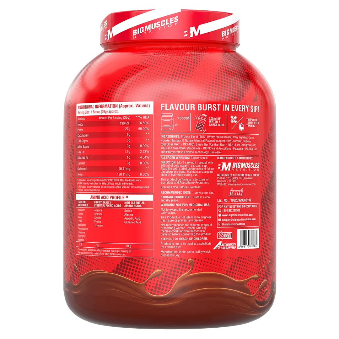 Nitric Whey Protein – Fast-Absorbing Whey with Nitric Oxide Boost for Muscle Pump & Recovery - Image 2