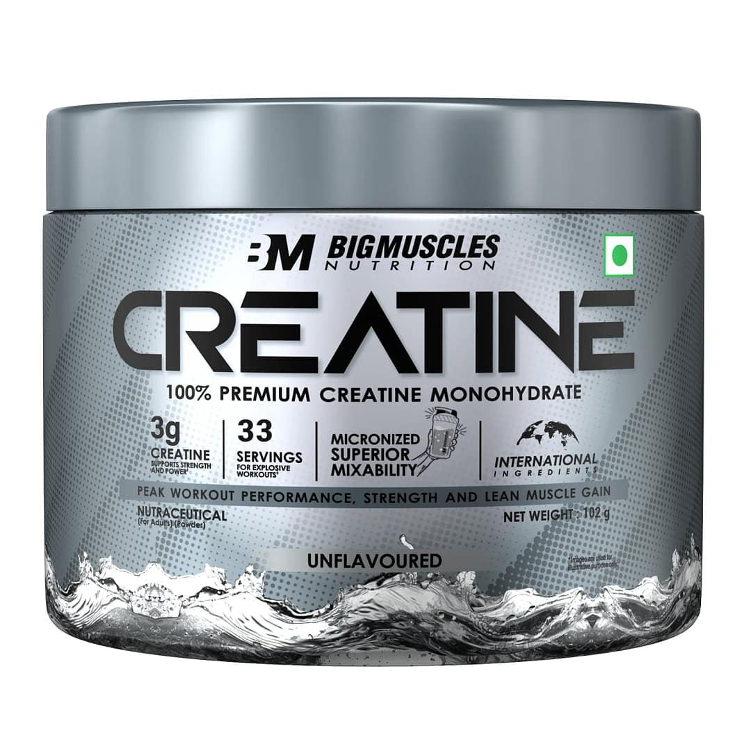 Bigmuscles Nutrition Creatine Monohydrate – Boost Strength, Endurance & Muscle Growth - Image 1