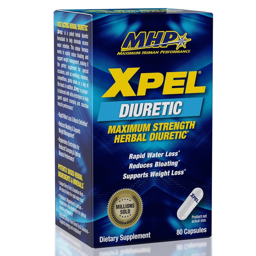 ZNR CROP PROTEIN (2) MHP Xpel Diuretic 80 Capsules – Advanced Herbal Diuretic for Water Weight Management - Image 1