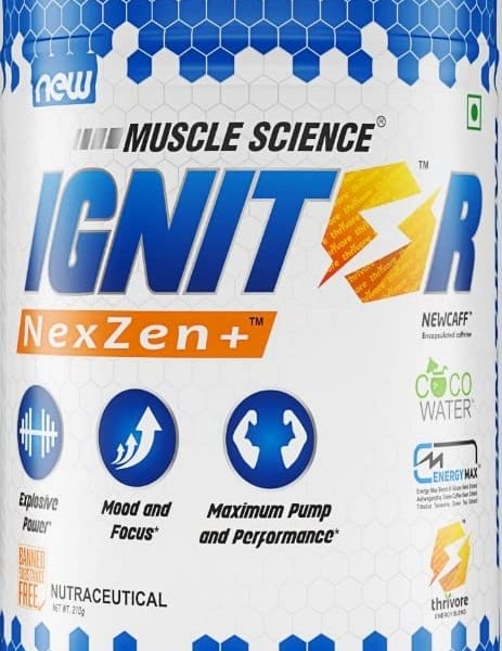 Muscle Science Ignitor Pre-Workout – Extreme Energy, Muscle Pumps & Performance Boost
