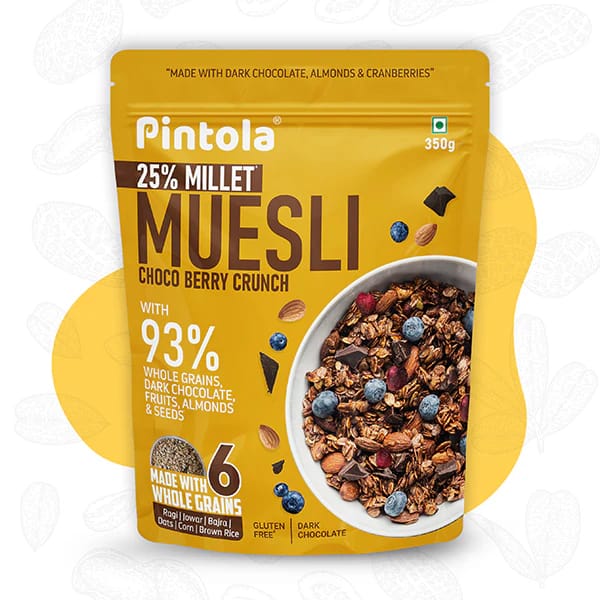 Pintola Muesli – Healthy & Crunchy Multigrain Breakfast with Nuts, Seeds & Wholegrain Oats - Image 1