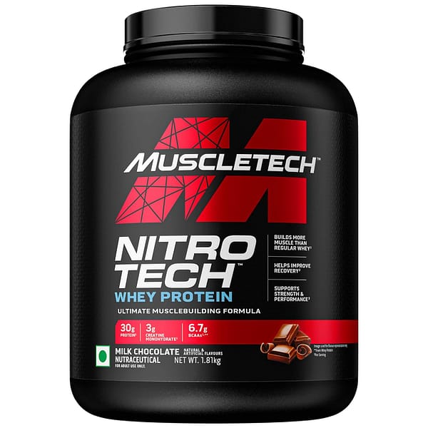 MuscleTech Nitro-Tech Whey Protein, 1.81kg