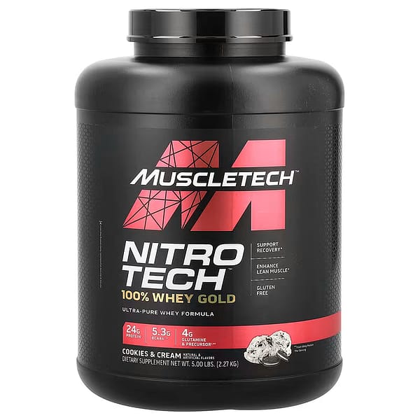 Muscletech Nitro-Tech 100% Whey Gold – Fast-Absorbing Protein for Muscle Growth & Performance