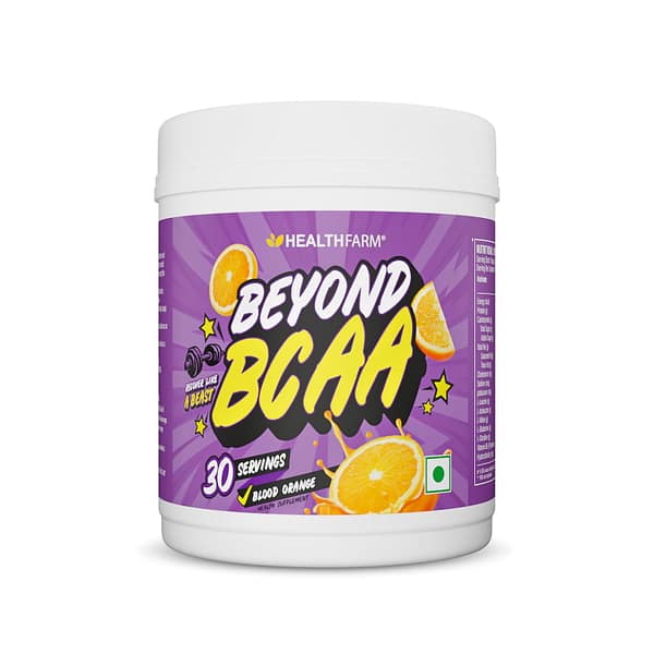 Healthfarm Beyond BCAA – Intra-Workout Muscle Recovery Drink with EAAs & Electrolytes (30 Servings)