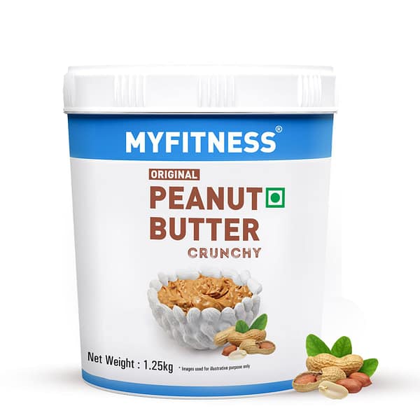 My Fitness Peanut Butter – High Protein, Creamy & Crunchy Nut Butter for Energy & Muscle Fuel | 1.25 kg