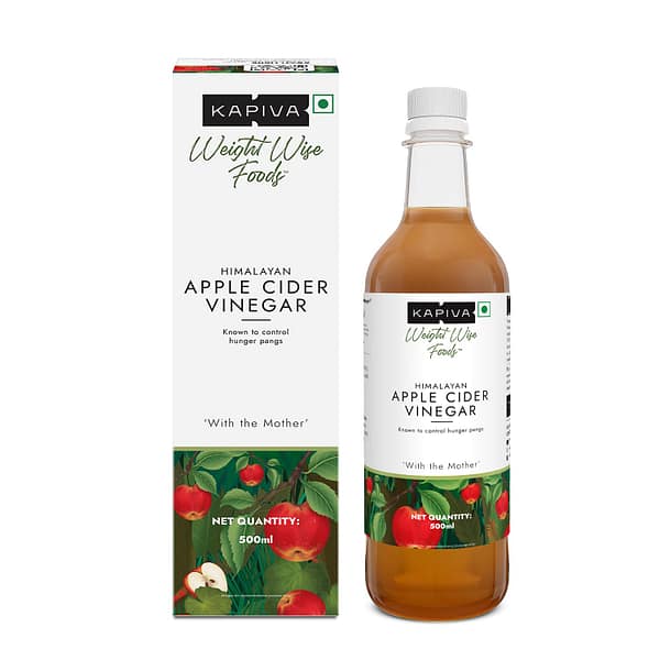 Kapiva Apple Cider Vinegar – Raw & Unfiltered with Mother | Detox, Weight Loss & Digestion Support