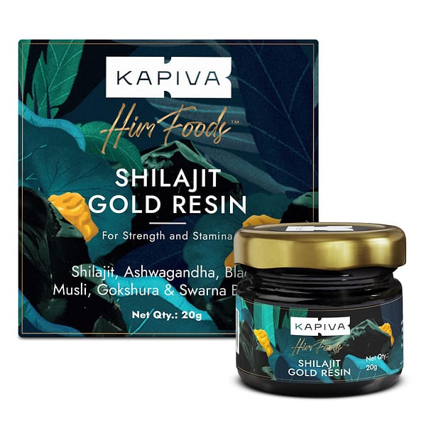 Kapiva Shilajit Gold Resin – Boost Energy, Strength & Vitality Naturally