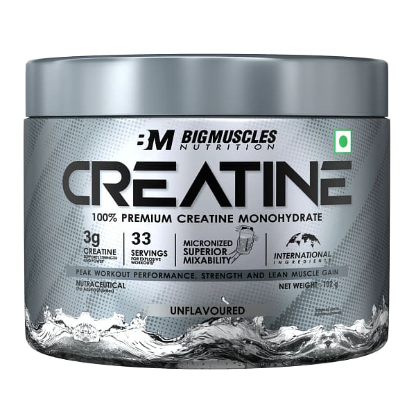 Bigmuscles Nutrition Creatine Monohydrate – Boost Strength, Endurance & Muscle Growth