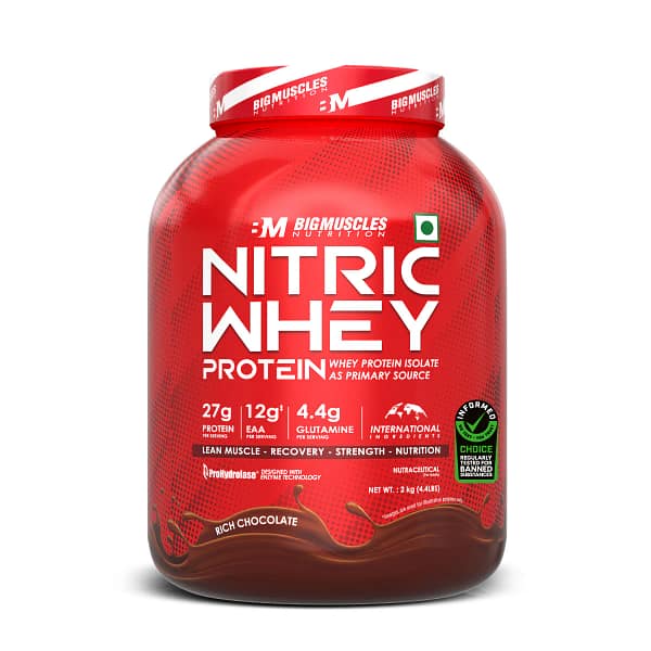 Nitric Whey Protein – Fast-Absorbing Whey with Nitric Oxide Boost for Muscle Pump & Recovery