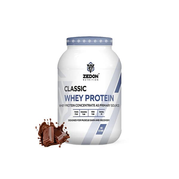 Zedon Classic Whey Protein – Build Lean Muscle, Improve Strength & Recovery