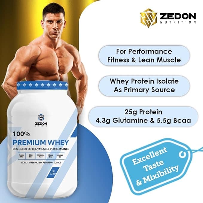 Zedon 100% Premium Whey Protein – Build Lean Muscle & Enhance Recovery Naturally - Image 3
