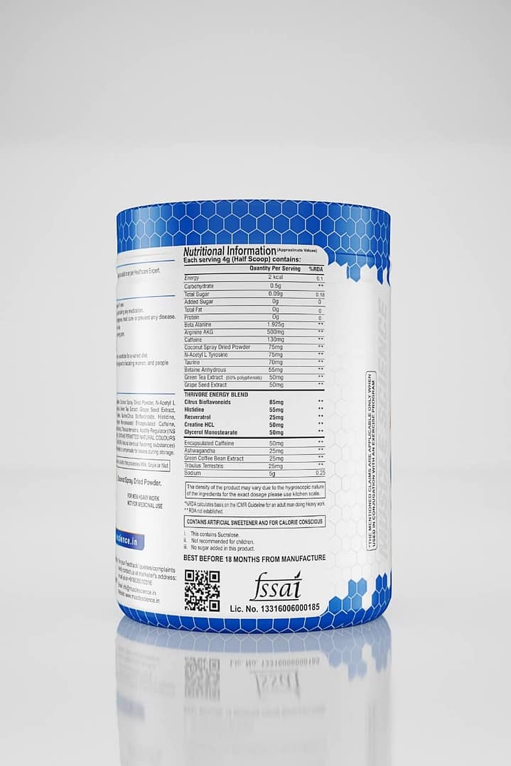 Muscle Science Ignitor Pre-Workout – Extreme Energy, Muscle Pumps & Performance Boost - Image 2