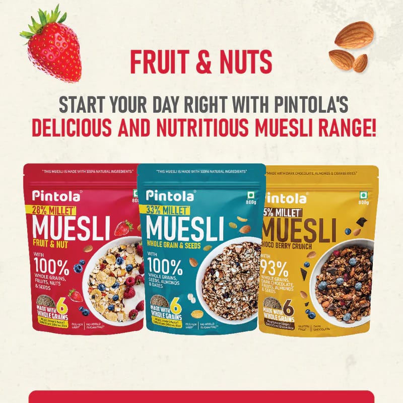 Pintola Muesli – Healthy & Crunchy Multigrain Breakfast with Nuts, Seeds & Wholegrain Oats - Image 5