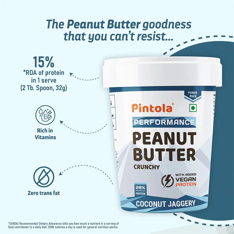 Pintola Coconut Jaggery Performance Peanut Butter – Natural Energy Boost with Traditional Sweetness - Image 4