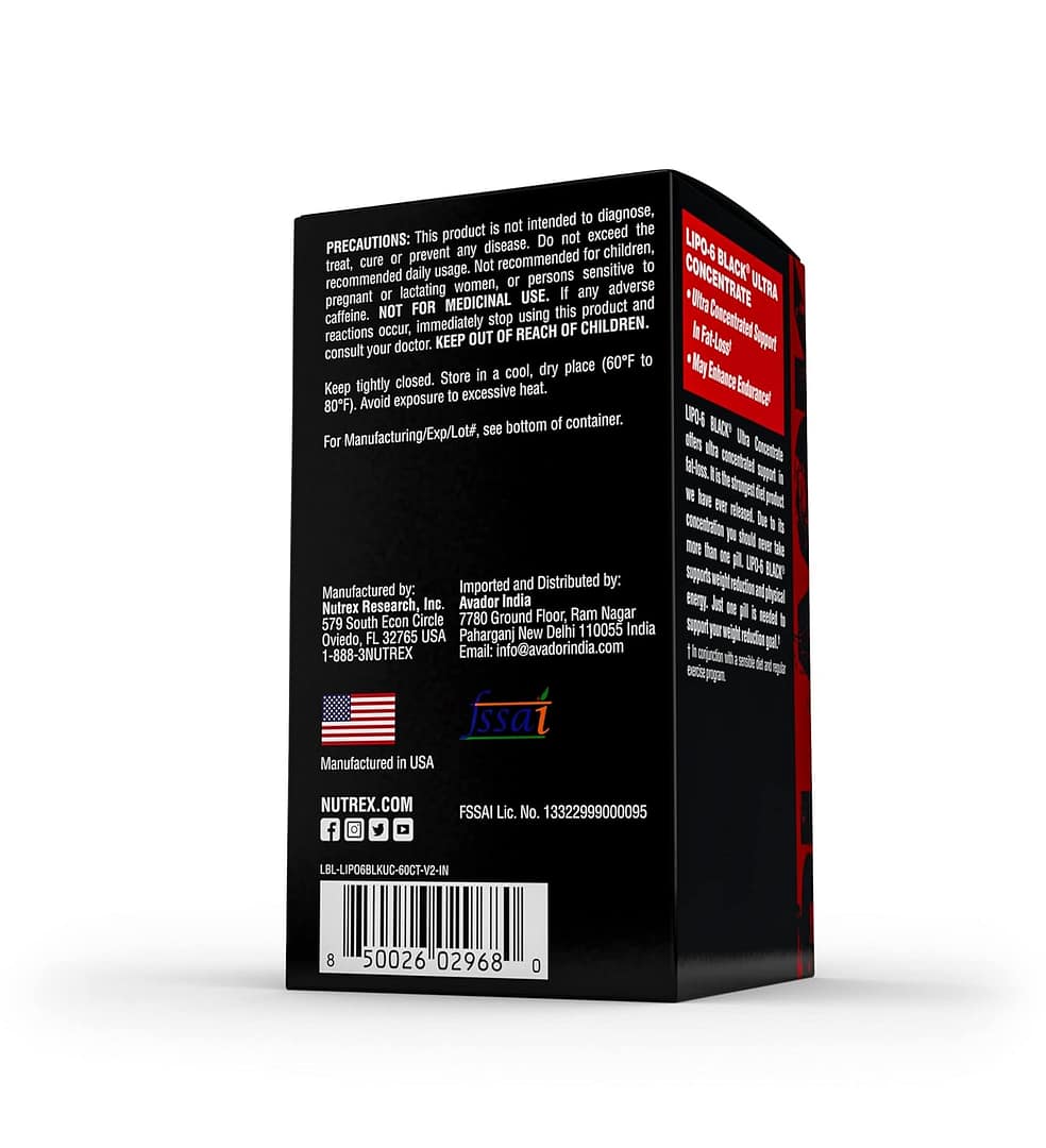 Nutrex Research Lipo 6 – Powerful Fat Burner for Energy, Focus & Weight Loss Support - Image 2