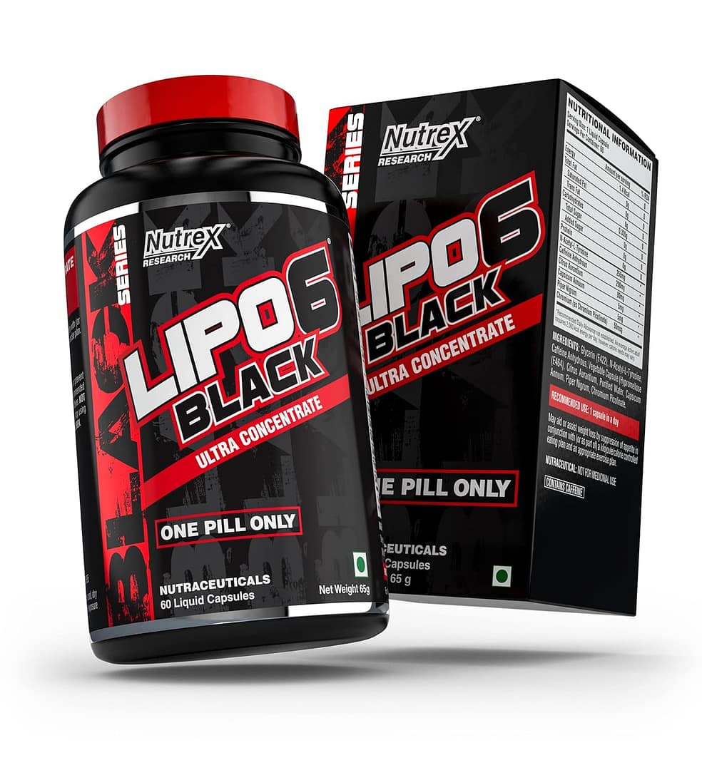 Nutrex Research Lipo 6 – Powerful Fat Burner for Energy, Focus & Weight Loss Support - Image 1